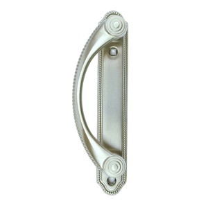 Gliding Patio Door Handle, Satin Nickel