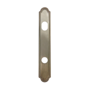 Satin Nickel Hinged Patio Door Escutcheon Plate Escutcheon