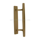 Gliding Patio Door Handle, Stone Color