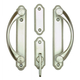 Gliding Patio Door Hardware - Complete Trim Set