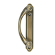 Gliding Patio Door Handle, Antique Brass