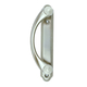 Gliding Patio Door Handle, Satin Nickel