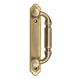 Gliding Patio Door Handle, Antique Brass