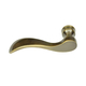 Hinged Patio Door Lever Handle, Antique Brass