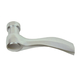 Hinged Patio Door Lever Handle, Brushed Chrome
