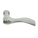 Hinged Patio Door Lever Handle, Brushed Chrome