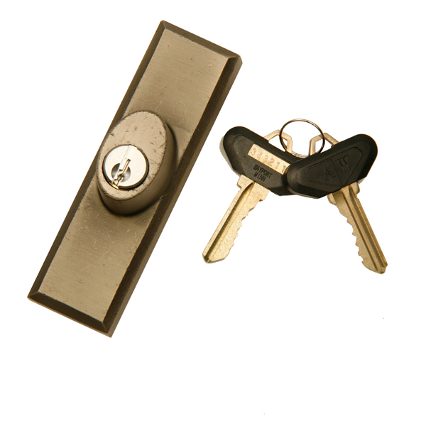 Gliding Door Exterior Keyed Lock