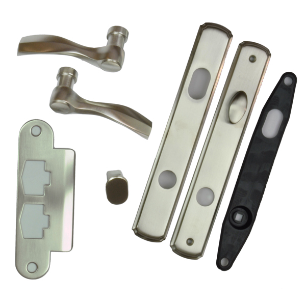 Hinged Patio Door Hardware - Complete Trim Set