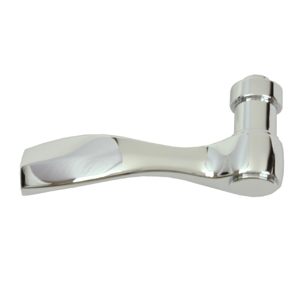 Hinged Patio Door Lever Handle, Polished Chrome