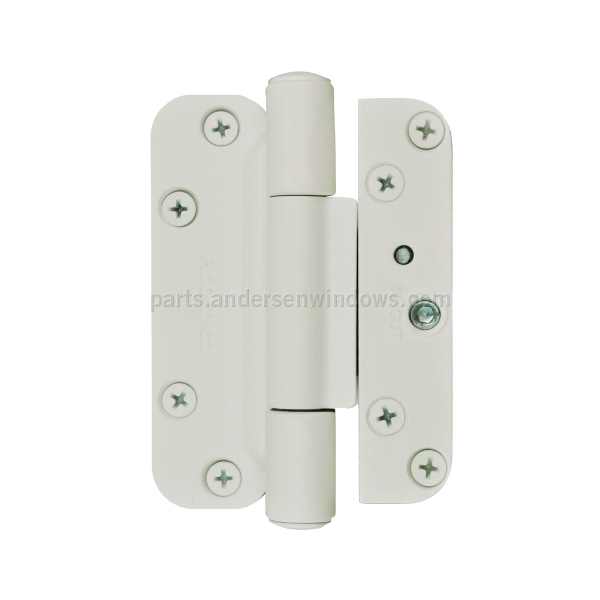 Hinge Kit, White Left Andersen Windows and Doors