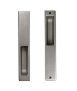 Satin Nickel Flush Mount Passive Handle 9165969 Image