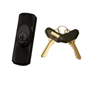Newbury Black (Matte) Left Hand Lock Assembly 9214432 Image