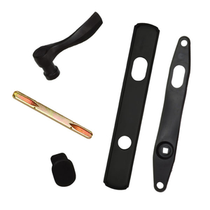 Newbury Black (Matte) Single Door Exterior Trim Set 9214448 Image