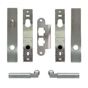 FSB 1102 Single Hinged  Patio Door Satin Trim Set