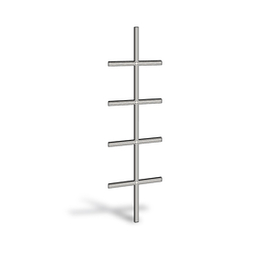 Casement & Awning White Colonial Grille 2x5