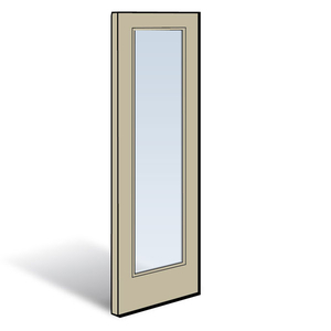 Andersen 400 Series Sandtone Exterior Hinged Inswing Stationary Panel Part Number 0922067