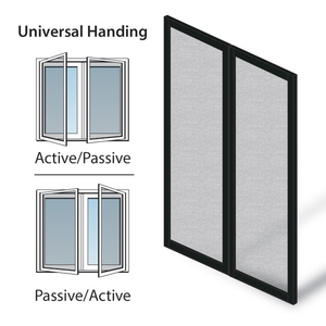 Black Double Hinged Insect Screen 9129892|Andersen Doors Hinged