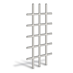 200 Series Narroline® Gliding Patio Door Removable Interior Grille