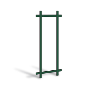Patio Door Forest Green Prairie Grille 3x5