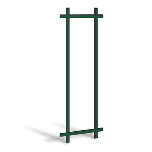 Patio Door Forest Green Prairie Grille 3x6