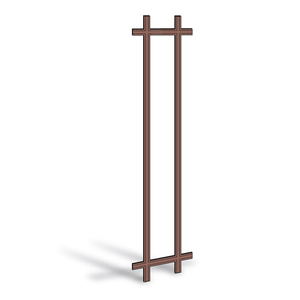 Patio Door Terratone Prairie Grille 2x6