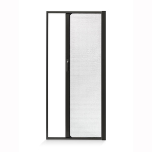 Dark Bronze Left Hand Retractable Insect Screen Exterior View