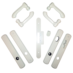 Albany Double Door Complete Trim Set in White
