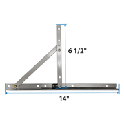 100 Series Awning Window Corrosion Resistant Hinge Kit