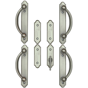 Gliding Patio Door Hardware - Complete Trim Set