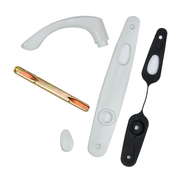White Tribeca Exterior Handle Set 2572601 Image