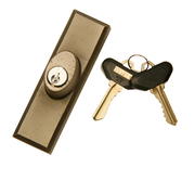 Gliding Patio Door Exterior Keyed Lock