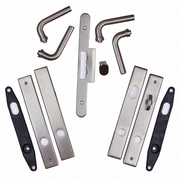 Anvers® Double Door Complete Trim Set in Satin Nickel