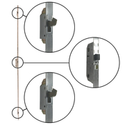 A-Series Hinged Door Active Panel 3-Point Lock Mechanism