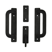 Anvers Black (Matte) 2-Panel Complete Trim Set Image