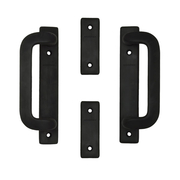 Anvers Black (Matte) 4-Panel Exterior Trim Set 9214423 Image