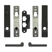 FSB 1035 Single Door Complete Trim Set in Black Anodized