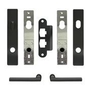 FSB 1035 Single Door Complete Trim Set in Black Anodized