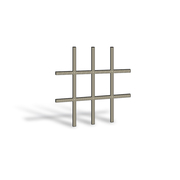Casement & Awning  Sandtone Colonial Grille 4x3
