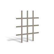 Casement & Awning  Sandtone Colonial Grille 4x4