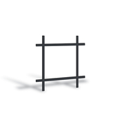 Casement & Awning Black Exterior Prairie 4x3 Grille