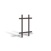 Casement & Awning Dark Bronze Exterior Prairie 2x3 Grille