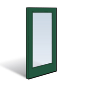 Andersen 400 Series Forest Green Exterior Hinged Inswing Active Panel Part Number 1267019