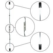 200 and A-Series Hinged Insect Screen Lock Assembly