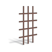 400 Series Frenchwood® Gliding Patio Door Removable Interior Grille