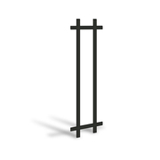 Patio Door Black Prairie Style Grille 2x5