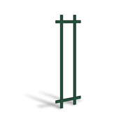 Patio Door Forest Green Prairie Grille 2x5