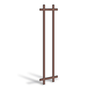 Patio Door Terratone Prairie Grille 2x6