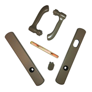 Albany Double Door Exterior Trim Set in Stone