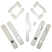 Albany Double Door Complete Trim Set in White