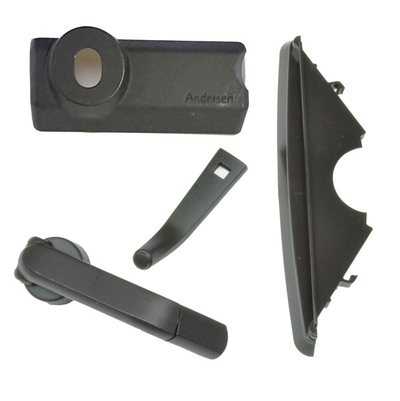 Black Contemporary Folding Hardware Pack 9191408 | Andersen